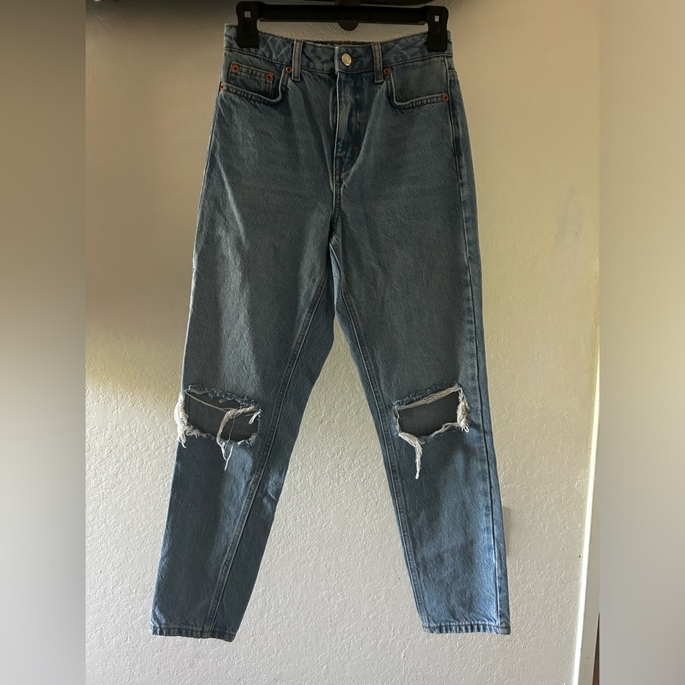 Topshop High Waisted Mom Jeans